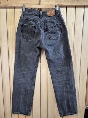 Levi's 501 Black Relaxed Fix Jeans.